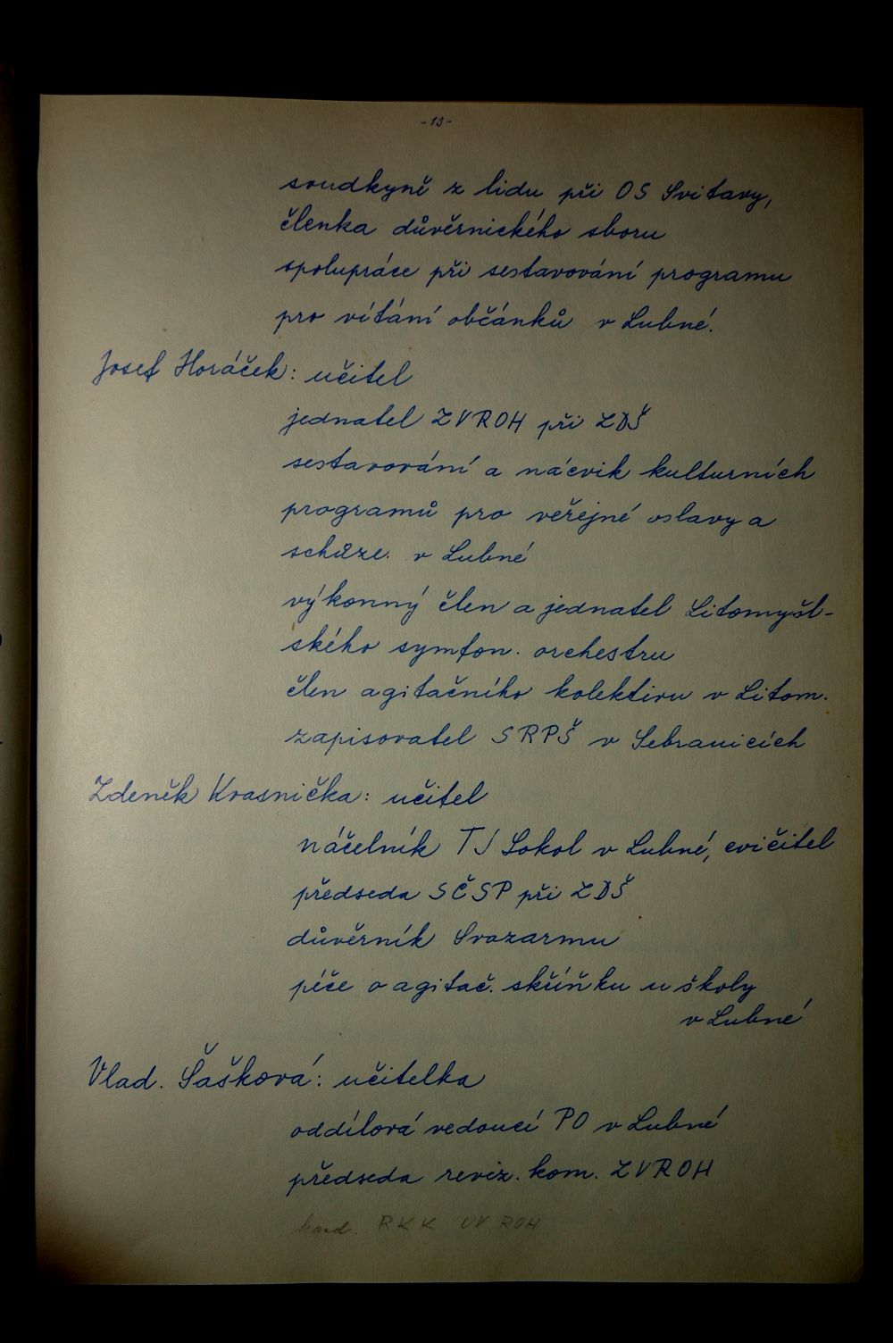 Školní kronika (1970 - 1985) - 13.strana