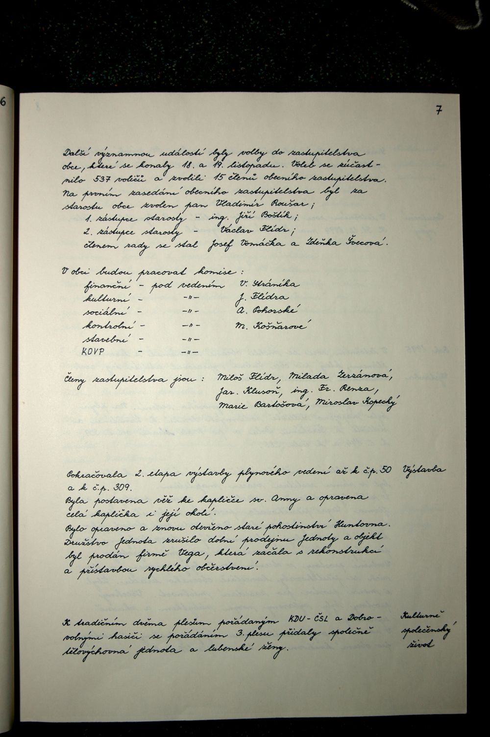 Kronika obce Lubná (1991 - 2005) - 9.strana