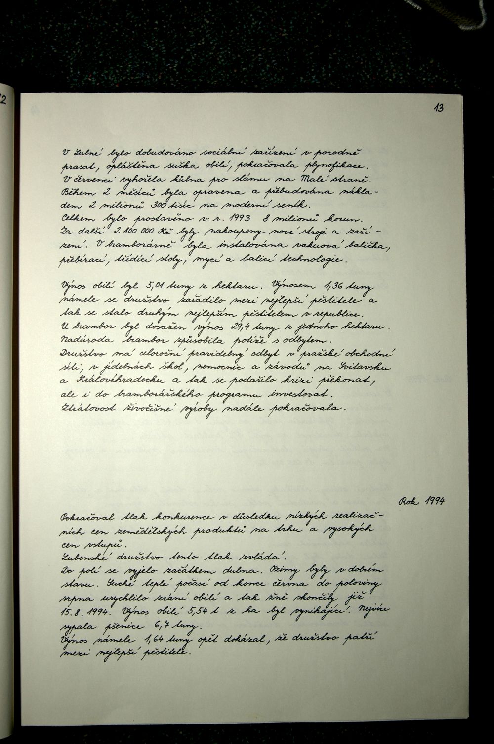 Kronika obce Lubná (1991 - 2005) - 15.strana